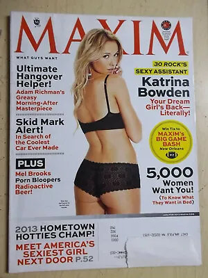 February 2013 Maxim #180 Katrina Bowden Sexy Talita Correa  YOU PICK  Condition • $2.99