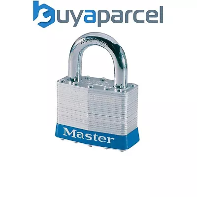Master Lock 5KA-A290 Laminated Steel 51mm Padlock 4-Pin - Keyed Alike MLK5KA1 • £15.44