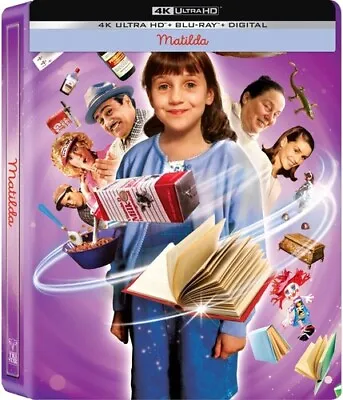 Matilda [New 4K UHD Blu-ray] Ltd Ed With Blu-Ray Steelbook 4K Mastering Di • $31.79