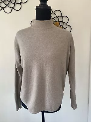 Madewell Womens Ashbury Mock Neck Sweater In Heather Hazelwood Size XS • $11.15