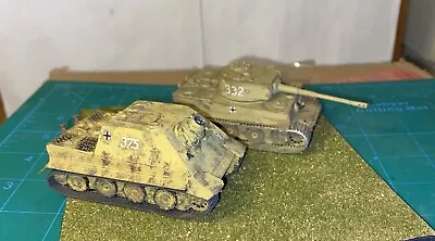 1:72 German Sturmtiger And Tiger Tank Built And Painted For Display • £8