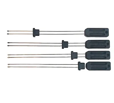 Vintage StayKabob Double Skewer 12  Grill Shish Kabob It Kabobit Set Of 4 VGC • $20.36