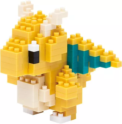 Pokemon Nanoblock Dragonite NBPM_011 Kwanda Mini Bricks Puzzle 190 Pieces  NEW • £7.99