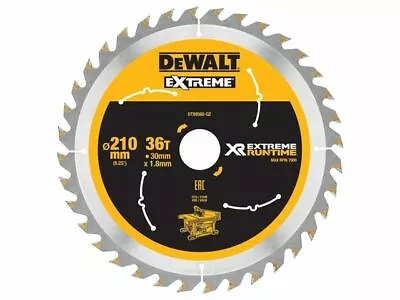 DEWALT - FlexVolt XR Table Saw Blade 210 X 30mm X 36T • $238.65