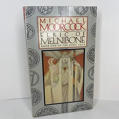 Elric Of Melniboné Saga Book 1 Michael Moorcock 1987 Ace Paperback Good • $15.97