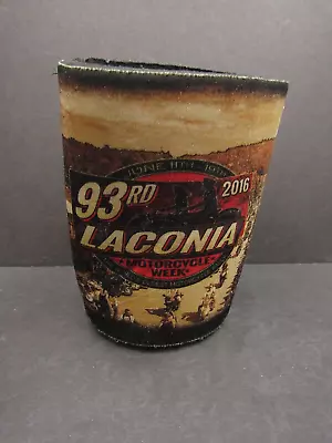 93rd Laconia Motorcycle Week Beer Can Bottle Coozie Koozy Koozie Drink Holder • $8.49