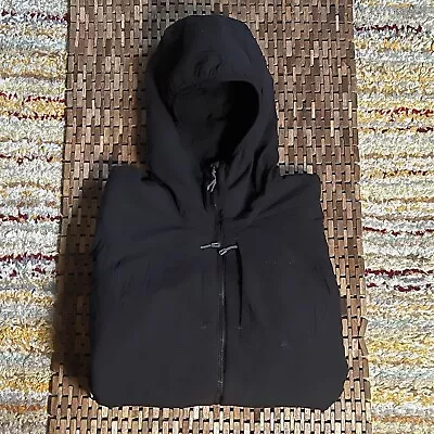 Patagonia Nano Air Ultralight Puffer Jacket Hoody Hoodie Black Men’s Large L • $139.95