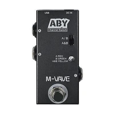 M-VAVE ABY Channel Switch Bass Guitar Pedal A/B / A&B Mode Effect Pedal  • $24.43