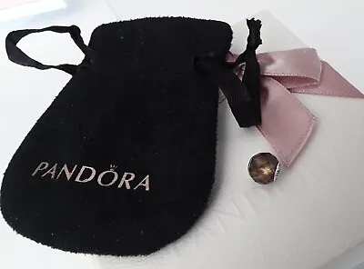£55 • Buy  Pandora  Essaence  Smoky Quartz   Compassion Charm   With Pouch    796003SQ