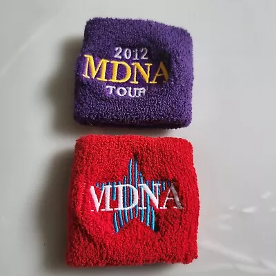 Madonna MDNA Official Tour Merchandise - Pair Of Wrist Sweat Bands • £22.50