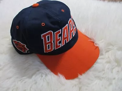 Vintage CHICAGO BEARS Team NFL AJD Adjustable Snapback Hat Cap • $29.74