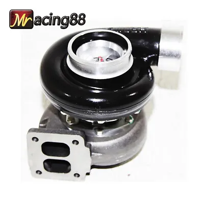 BLACK GT45 Turbo/Turbocharger 600+HP Boost Universal T4/T66 3.5 V-Band1.05 • $239.98