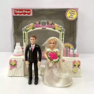 Fisher Price Loving Family Bride & Groom Wedding Day 2008 - Complete & Working • $89.50