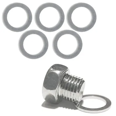 Mazda 2 3 323 6 626 MX3 MX6 RX7 Oil Sump Plug & 5Sump Washers HE03-10-404 SP24W+ • $10.20