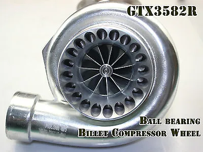 Upgrade Dual Ceramic Ball Bearing Turbo Charger GT35 GT3582 A/R.70 1.06 Vband T3 • $569
