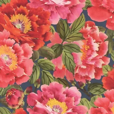 Rasch Kimono Beautiful Blossoms Bright Pink Multi Wallpaper 408355 • £8.99