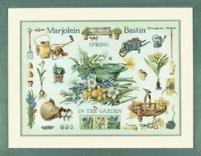 Spring In The Garden - Marjolein Bastin/Lanarte Kit W/27 Ct. Evenweave • $113.95