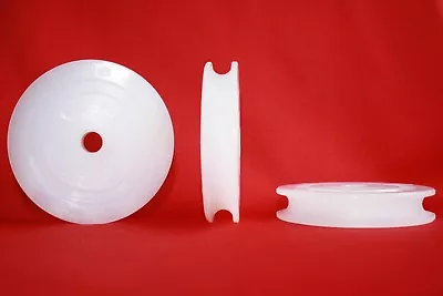 £6.30 • Buy 80mm Round U Groove Nylon Pulley Wheel Roller , Various Groove Size High Quality