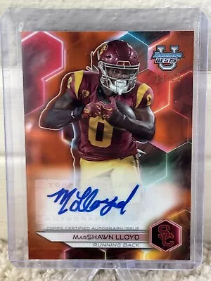 Marshawn Lloyd 2023 Bowman U Best Orange Auto /25 USC • $24.99