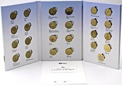 2016 COMPLETE Official Royal Mint One Pound £1 Great British Coin Hunt Album • £69.95
