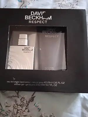 £13.65 • Buy David Beckham Respect 40ml Eau De Toilette Spray + 200ml Shower Gel Gift Set