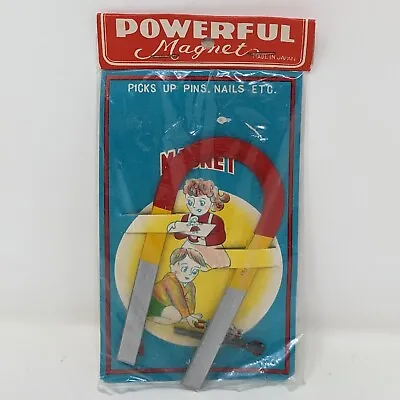 Vintage Powerful Magnet Made In Japan New Old Stock Picks Up Pins Nails Etc 4.5  • $19.99