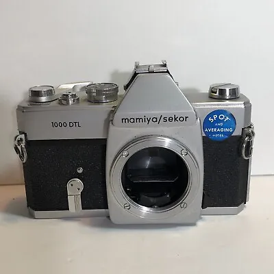 Mamiya Sekor 1000 DTL 35mm SLR Film Camera Body Working • $42.95