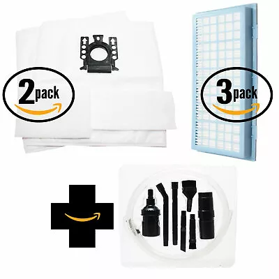 4 Vacuum Bags 4 Micro & 3 HEPA Filters For Miele Titan S2 W/ Micro Kit • $33.99