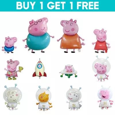 £4.95 • Buy NEW Kids Balloons Peppa George Birthday Party Foil Air Helium Fill Balloons UK