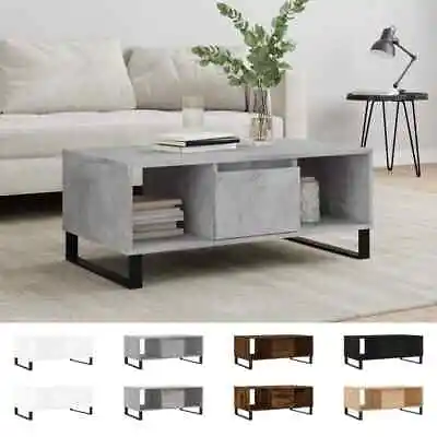 Coffee Table High Gloss White 90x50x36.5 Cm Engineered Wood VidaXL • £56.99