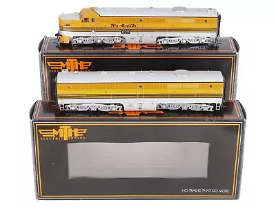 MTH 80-2270-1 HO D&RGW PA/PB Diesel Locomotive Set W/PS3 #6011/6002 EX/Box • $387.99