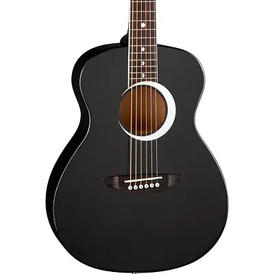 Luna Aurora Borealis 3/4 Size Acoustic Guitar Black Sparkle • $189