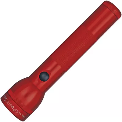 Mag-Lite 2D Red Aluminum 10  Water Resistant Flashlight 029 • $54.95