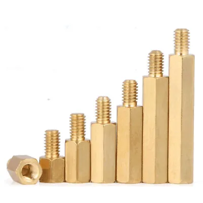 M3 Male-Female Brass Hex Column Standoff Spacer Support Pillar For PCB Board • $4.29