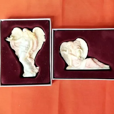 $38 • Buy 2 Seraphim Classics 1994 Beautiful  Elegant Collectible Angel Ornaments In Box