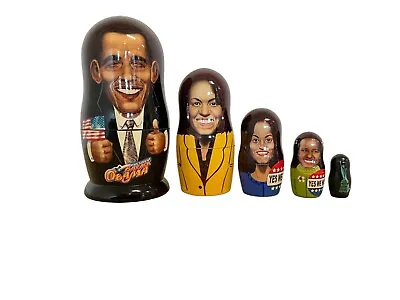 Obama Family 5 Nesting Dolls • $25