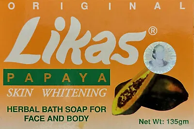 Likas Papaya Skin Lightening & Brightening Soap 135g • £7.99