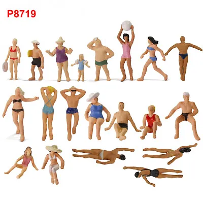 40pcs Model HO Scale 1:87 Swimming People Seaside Figures 20 Different Poses • $14.99