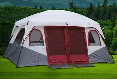 $399.99 • Buy Large Family Camping Tents Waterproof Cabin Outdoor Tent For 8 10 12 Person 