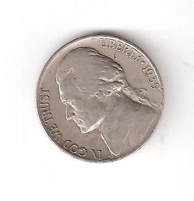 1939-D Jefferson Nickel Circulated - RARE KEY DATE • $6