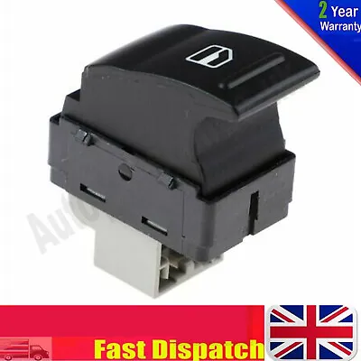 For VW Transporter T5 2003-2014 Electric Window Switch Front 7E0959855 • £10.10