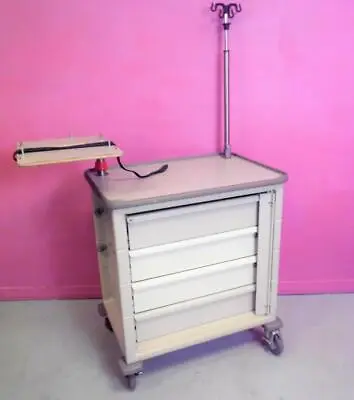 Herman Miller Procedure Cabinet Supply Storage Emergency Cart Hospital Stand • $400