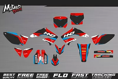 Graphics Kit For Honda CRF 450 R 2002 2003 2004 Decals Stickers By Motard Design • $159.90