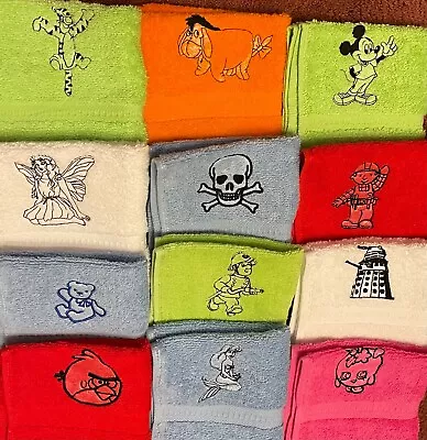 £4.45 • Buy Children's  Face Flannels, Many Designs £4.45  Inc P&p