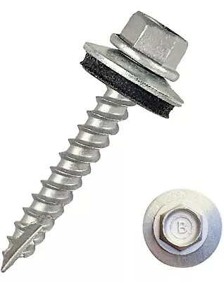 500 #10-15x1-1/2in Metal To Wood Roofing Screw Plain HWH Zinc Roofing Siding • $82