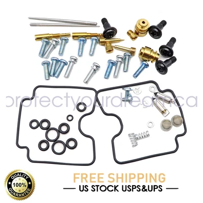 $16.79 • Buy 2 For Yamaha V-Star 1100 XVS1100 1999-2009 Carburetor Repair Kit Air Screw