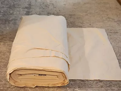 Bolt Of Muslin Fabric Natural Cotton Approximately 45 Yard Roll X 19  Wide • $122