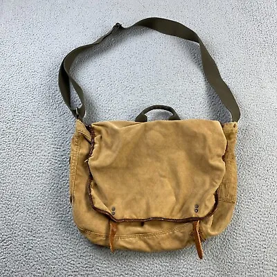 OLD NAVY Vintage Surplus Gear R12 Military Army Messenger Bag Brown Shoulder Bag • $35