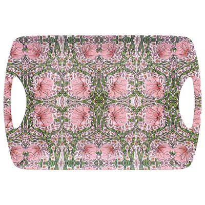 Melamine Large Serving Tray Durable Platter W. Morris Pimpernel Floral Design • £10.75