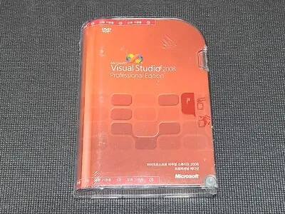 Microsoft Visual Studio 2008 Professional Edition Korean Version For PC Computer • $749.25